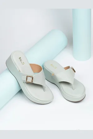 Inc 5 Textured Wedge Heels Platform Sandals