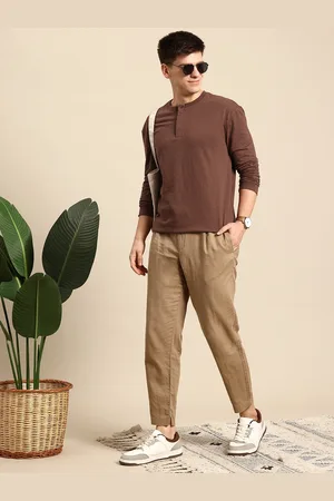 Mast & Harbour Men Henley Neck T-shirt