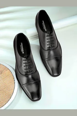 Provogue Men Leather Formal Oxfords