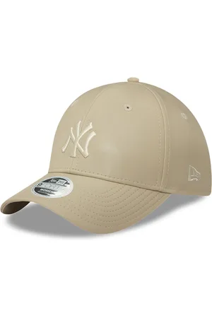 New Era Womens Midi PU Light Beige 9FORTY Adjustable Cap