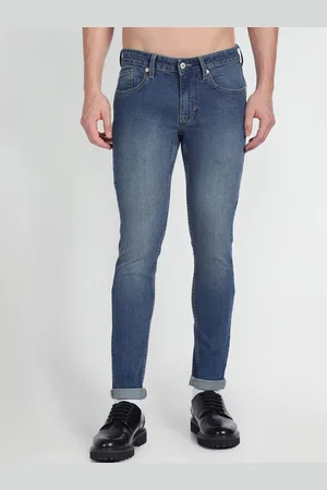 Flying Machine Men Super Skinny Fit Low Rise Light Fade Stretchable Jeans