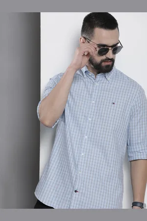 Tommy Hilfiger Pure Cotton Checked Casual Shirt