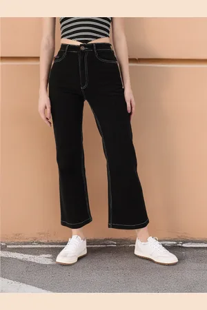 DressBerry Women Timeless Grunge Bootcut Fit Jeans