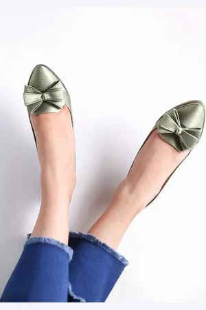 Brauch Bow Embellished Ballerinas