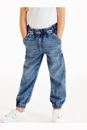 Next Girls Blue Slim Fit Clean Look Stretchable Jeans
