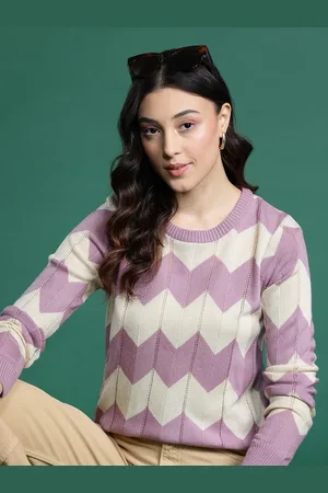 DressBerry Knitted Chevron Pullover
