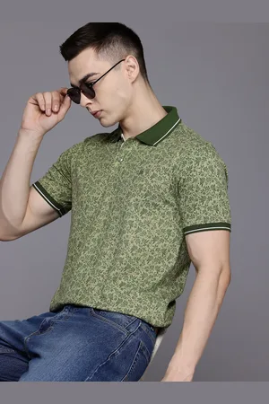 Raymond Weil Floral Print Polo Collar Pure Cotton T-shirt