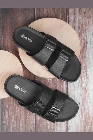 Metro Men Leather Slip-On Comfort Sandals