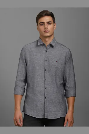 Louis Philippe Men Slim Fit Textured Casual Shirt