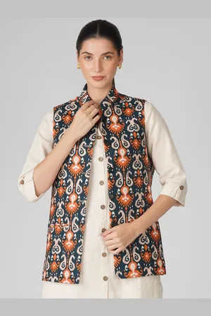 Kalini Printed Nehru Jacket