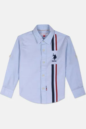 Ralph Lauren Boys Spread Collar Vertical Stripe Pure Cotton Casual Shirt
