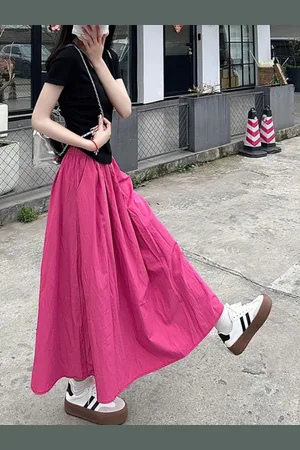 DressBerry A-Line Flared Maxi Skirt