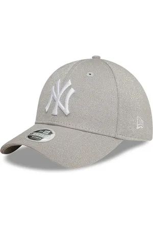 New Era Womens Glitter Silver 9FORTY Adjustable Baseball Cap