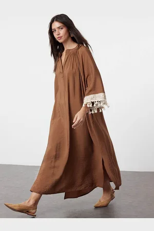 Trendyol Women Solid A-Line Maxi Dress
