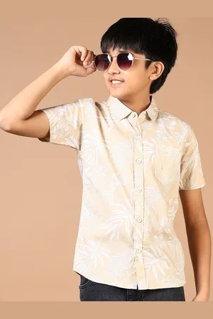 V-Mart Boys Floral Opaque Printed Casual Shirt