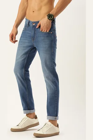 Flying Machine Men Blue Jackson Low-Rise Heavy Fade Stretchable Skinny Fit Casual Jeans