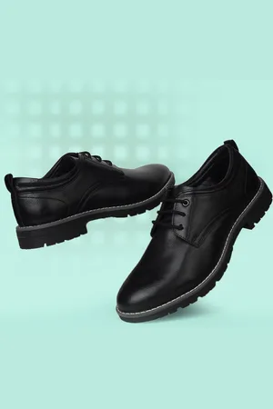 Bata Men Leather Formal Derby Shoes