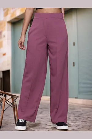 DressBerry Women Smart High-Rise Wrinkle Free Trousers