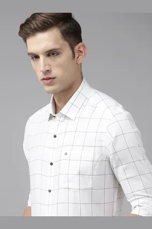 Arrow Original Slim Fit Checked Pure Cotton Formal Shirt