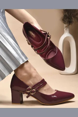 SHUZ TOUCH Women Mary Janes Block Heels