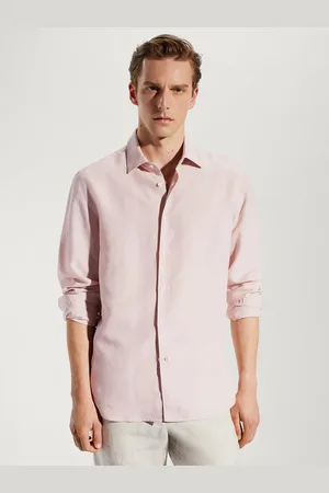 MANGO Slim Fit Opaque Casual Shirt