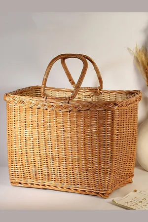 HABERE INDIA Textured Bucket Tote Bag