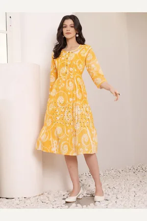 all about you Floral Print Peter Pan Collar Fit & Flare Dress