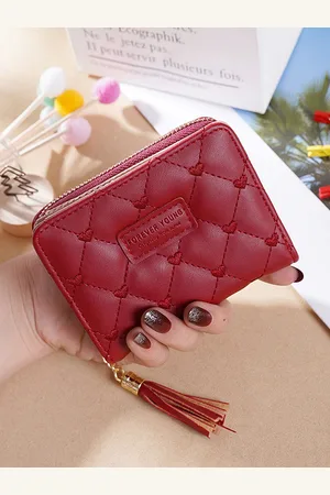 Diva Dale Women Textured Quilted PU Zip Around Wallet