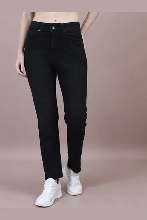 Chemistry Women Comfort Straight Fit High-Rise Light Fade Stretchable Jeans