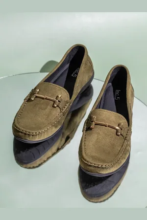 Inc 5 Women Green Casual Square toe Loafers