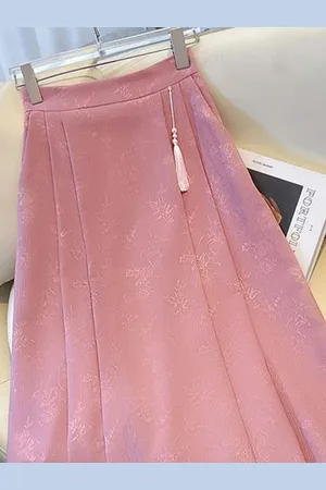 Mast & Harbour A-Line Flared Maxi Skirt