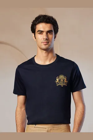 U.S. Polo Assn. Men Solid Round Neck Cotton Slim Fit T-shirt