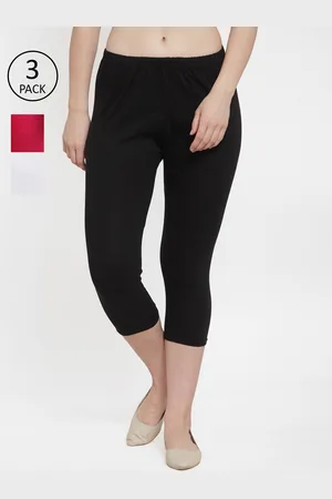 GRACIT Women Assorted Solid Capris - Set of 3