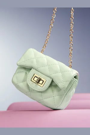 DressBerry Textured Miniature Sling Bag with Quilted