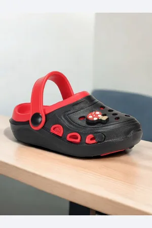 Lil Lollipop Kids Mushroom Applique Anti-Slip Clogs