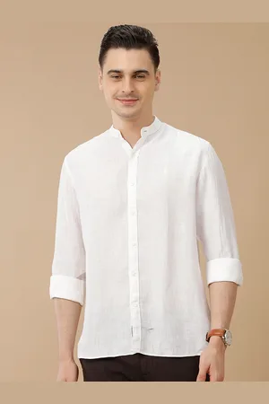 Linen Club Men Contemporary Slim Fit Opaque Casual Shirt