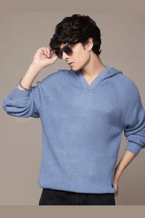 Roadster The Lifestyle Co. Acrylic Ribbed Hooded Pullover
