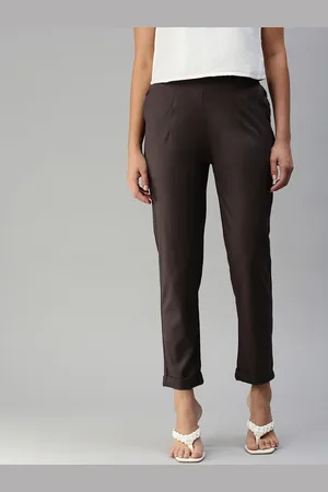 De Moza Women Grey Trousers