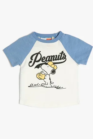 Koton Boys Graphic Printed Raglan Sleeves Cotton Regular T-shirt