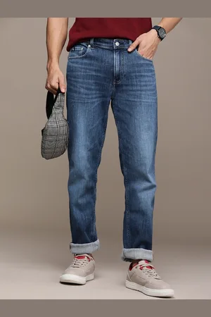 Calvin Klein Men Blue Skinny Fit Heavy Fade Stretchable Jeans