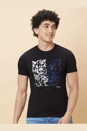 Being Human Graphic Printed Round Neck Short Sleeves T-shirt