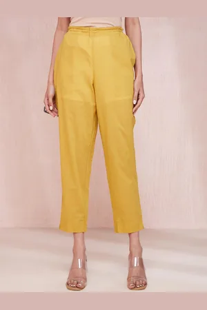Fabindia Women Cotton Cigarette Trousers