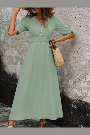DressBerry Fit & Flare Maxi Dress