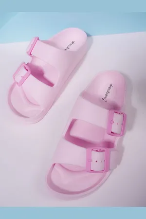 DressBerry Women Rubber Sliders
