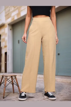 DressBerry Women Smart High-Rise Wrinkle Free Trousers