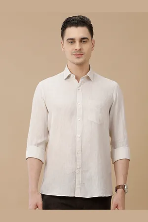 Linen Club Men Contemporary Slim Fit Opaque Casual Shirt