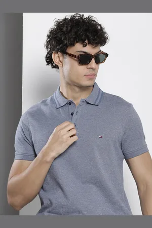 Tommy Hilfiger Men Polo Collar Pure Cotton Slim Fit T-shirt