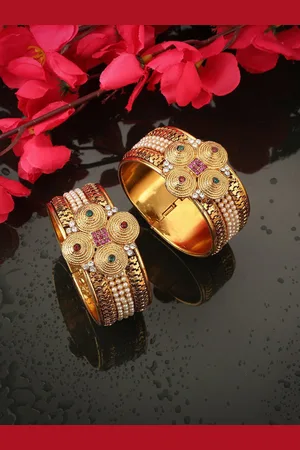 Anouk Set Of 2 Gold Plated Bangle