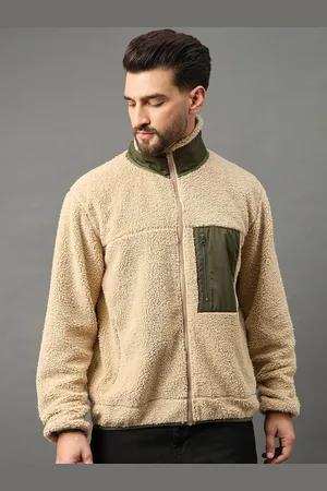 Club York Men Mock Collar Colourblocked Sweatshirt