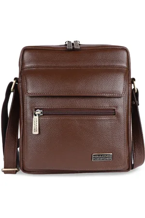 HAMMONDS FLYCATCHER Textured Leather Bowling Sling Bag